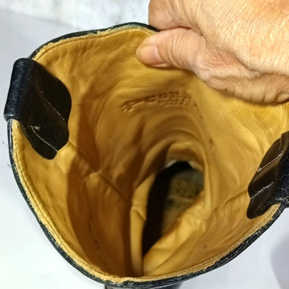 Corral Western Genuine Black Leather  Overlay X Toe C1198 Boots Size 8.5 - Picture 11 of 17